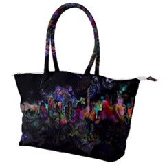 Grunge Paint Splatter Splash Ink Canvas Shoulder Bag by Pakrebo