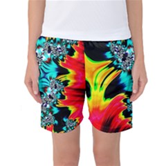 Fractal Mandelbrot Art Wallpaper Women s Basketball Shorts by Pakrebo