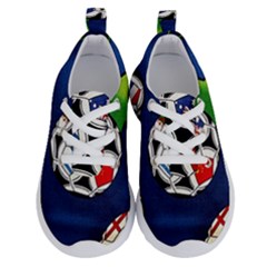 Textile Football Soccer Fabric Running Shoes by Pakrebo