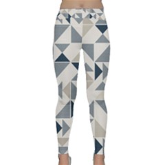 Geometric Triangle Modern Mosaic Classic Yoga Leggings by Pakrebo