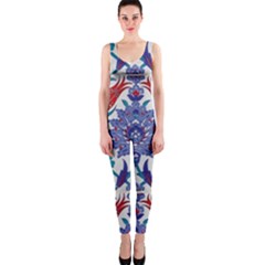 Art Artistic Ceramic Colorful One Piece Catsuit by Pakrebo