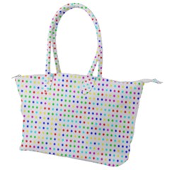 Dots Color Rows Columns Background Canvas Shoulder Bag by Pakrebo