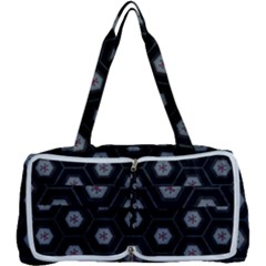 Geometric Pattern - Black Multi Function Bag by WensdaiAmbrose