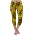 Surreal Sunflowers Capri Winter Leggings  View1