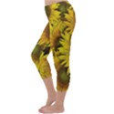 Surreal Sunflowers Capri Winter Leggings  View2