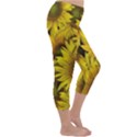 Surreal Sunflowers Capri Winter Leggings  View3