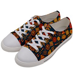 Magician s Toolbox  Women s Low Top Canvas Sneakers by WensdaiAmbrose