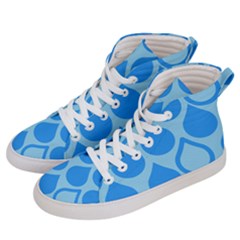 Droplet Women s Hi-top Skate Sneakers by WensdaiAmbrose