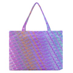 Diagonal Line Design Art Zipper Medium Tote Bag by LoolyElzayat