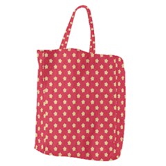 Red Hot Polka Dots Giant Grocery Tote by WensdaiAmbrose