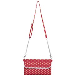 Red Hot Polka Dots Mini Crossbody Handbag by WensdaiAmbrose