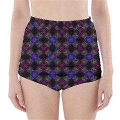 Background Image Pattern Background High-waisted Bikini Bottoms