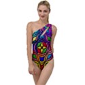 Background Structure Texture To One Side Swimsuit View1