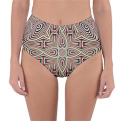 Background Image Color Colorful Reversible High-waist Bikini Bottoms