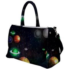 Galactic Duffel Travel Bag by WensdaiAmbrose