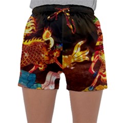 Dragon Lights Sleepwear Shorts by Riverwoman