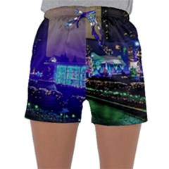 Columbus Commons Lights Sleepwear Shorts by Riverwoman