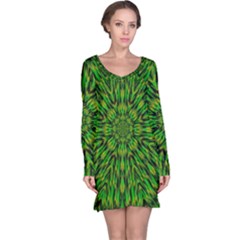 Love The Tulips In The Right Season Long Sleeve Nightdress by pepitasart