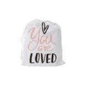 You Are Loved Drawstring Pouch (Medium) View2