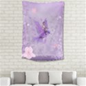 Fairy With Fantasy Bird Small Tapestry View2