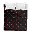 Candy Apple Black Pattern Duvet Cover Double Side (Full/ Double Size) View1