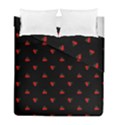 Candy Apple Black Pattern Duvet Cover Double Side (Full/ Double Size) View2