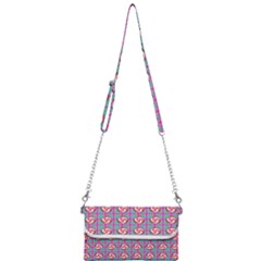 Peppermint Candy Pink Plaid Mini Crossbody Handbag by snowwhitegirl