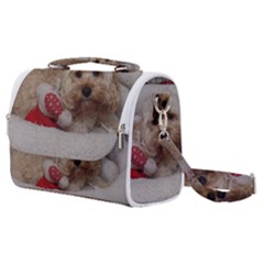 Cockapoo In Dog s Bed Satchel Shoulder Bag by pauchesstore