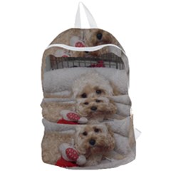 Cockapoo In Dog s Bed Foldable Lightweight Backpack by pauchesstore