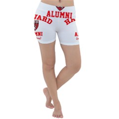 Harvard Alumni Just Kidding Lightweight Velour Yoga Shorts by Sudhe