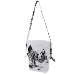 Apollo Moon Landing Nasa Usa Folding Shoulder Bag by Sudhe