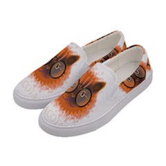 Cat Smart Design Pet Cute Animal Women s Canvas Slip Ons by Sudhe