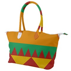 Burger Bread Food Cheese Vegetable Canvas Shoulder Bag by Sudhe