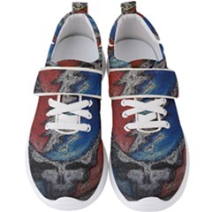 Grateful Dead Logo Men s Velcro Strap Shoes by Sudhe