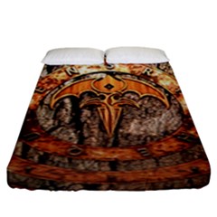 Queensryche Heavy Metal Hard Rock Bands Logo On Wood Fitted Sheet (king Size)