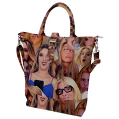 Lele Pons - Funny Faces Buckle Top Tote Bag by Valentinaart