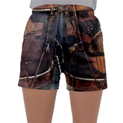 Grand Army Of The Republic Drum Sleepwear Shorts by Riverwoman