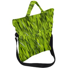 Agricultural Field   Fold Over Handle Tote Bag by rsooll