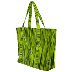 Agricultural Field   Zip Up Canvas Bag by rsooll