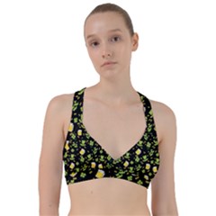 St Patricks Day Pattern Sweetheart Sports Bra by Valentinaart