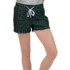 St Patricks Day Pattern Women s Velour Lounge Shorts by Valentinaart