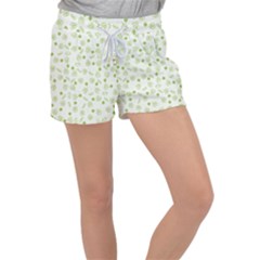 St Patricks Day Pattern Women s Velour Lounge Shorts by Valentinaart