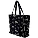 Petroglyph Nordic Beige And Black Background Petroglyph Nordic Beige And Black Background Zip Up Canvas Bag View1