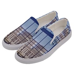 Ohio Statehouse Men s Canvas Slip Ons by Riverwoman