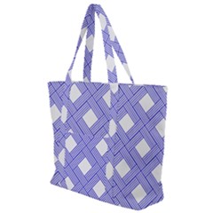 Textile Cross Seamless Pattern Zip Up Canvas Bag by Pakrebo