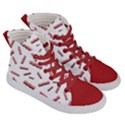 Funny Bacon Slices Pattern infidel red meat Men s Hi-Top Skate Sneakers View3