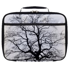 Tree Silhouette Winter Plant Full Print Lunch Bag