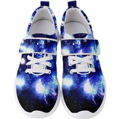 Tardis Background Space Men s Velcro Strap Shoes by Sudhe