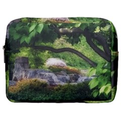 Chicago Garden Of The Phoenix Make Up Pouch (large) by Riverwoman