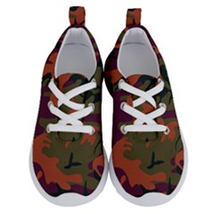 Camouflage Orange Running Shoes by snowwhitegirl